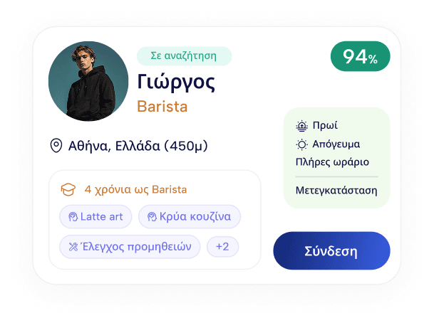  πρόσληψη προσωπικού με βεβαιότητα και σιγουριά